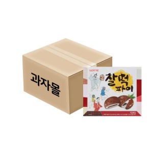롯데 명가찰떡파이 350g (대) x 8ea(BOX)