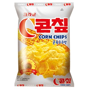 크라운 콘칩 군옥수수맛 124g (대)